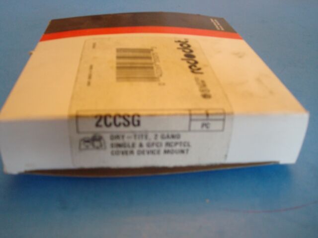 Red Dot CCGV 1 Gang Device Cover Verticlel Wet Location When Closed