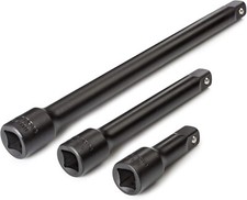 1/2 Inch Drive Impact Extension Set, 3-Piece (3, 6, 10 in.)