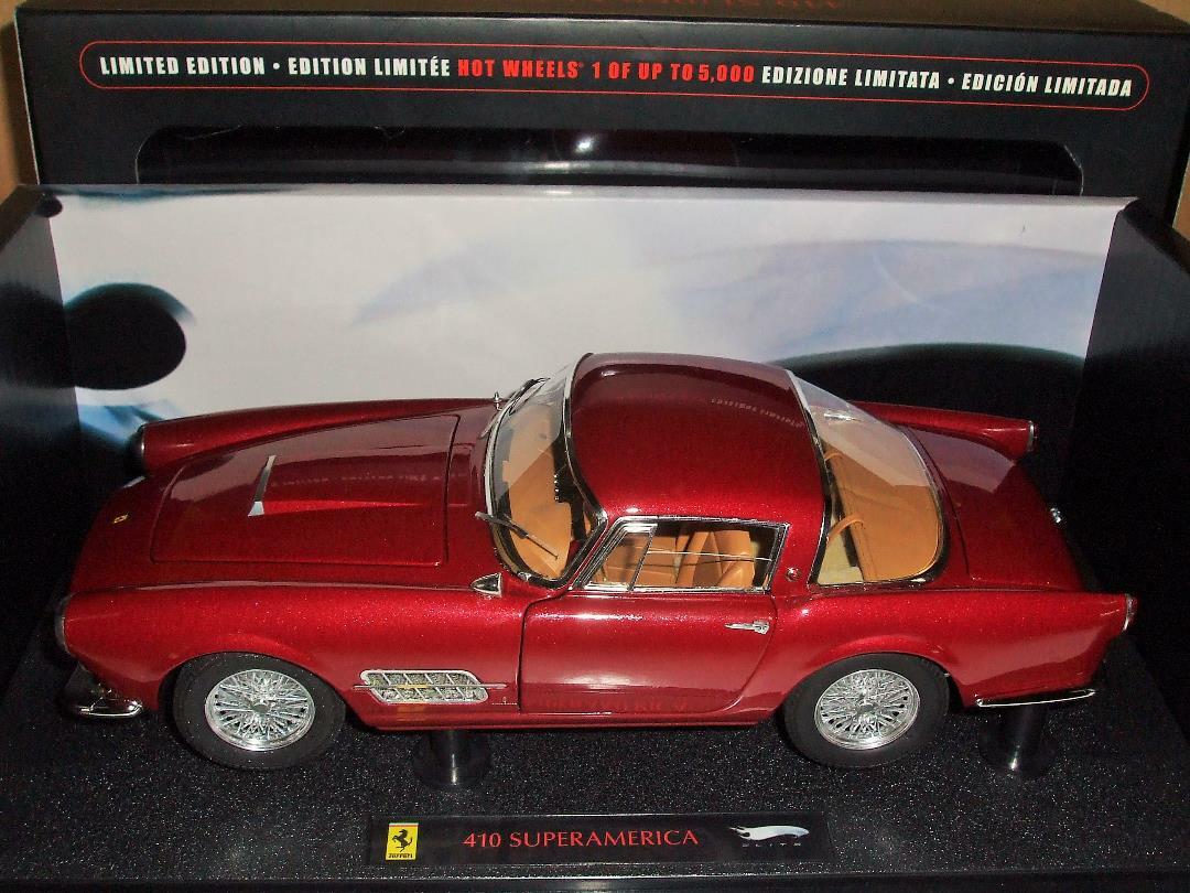 Ferrari 410 Super American rosso Oscuro 1 18 Mattel Elite Ferrari 410 Super American rosso Oscuro 1 18 Mattel Elite