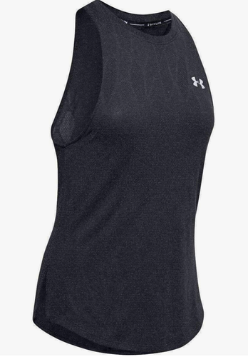 Under Armour Damen UA Streaker 2.0 Shift Tank - XL, schwarz - Bild 3 von 4