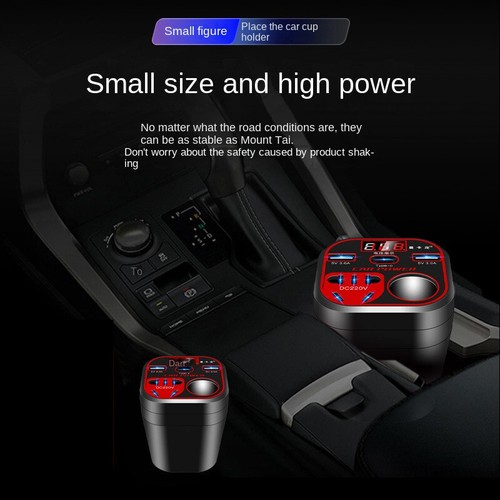Car Power Inverter Converter Type-C USB Charger Socket Fast Charge For Laptop - Picture 15 of 24