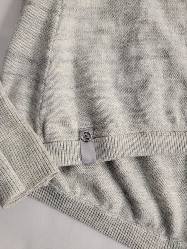 Ivivva by Lululemon Cardigan Size 12 Girls Open Front Sweater Top Gray - Picture 7 of 7