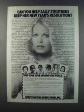 1981 Christian Children's Fund Ad - Sally Struthers - New Year's