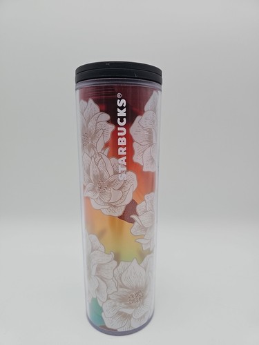 Starbucks Desierto Cactus Flor Blanco Floral Doble Pared Vaso Taza Taza 16oz - Imagen 3 de 9