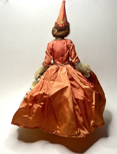Vintage Ethnic Doll 14” Cloth Gypsy Stands Up Hand Painted Face - Picture 7 of 17