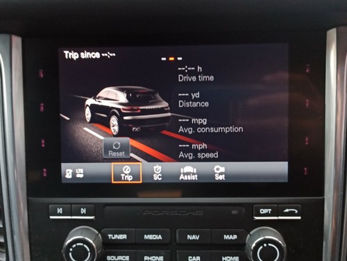 2018 PORSCHE MACAN TURBO SAT NAV MEDIA DISPLAY SCREEN HEAD UNIT DAB BLUETOOTH - Picture 7 of 12