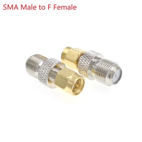 F Type Jack to SMA RP-SMA Male Female Plug RF Coaxial Adapter Converter Coax - Picture 2 of 5