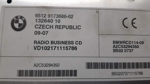 Radio BMW X3 FL E83 CD/Mp3 BMW E83 CD Mp3 Player VDO Radio Business CD 2007 Bj. - Bild 4 von 5