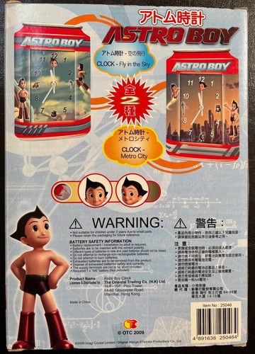 RELOJ Astro Boy - Fly in the Sky / Metro City *NUEVO SIN ABRIR EN CAJA - Imagen 2 de 7