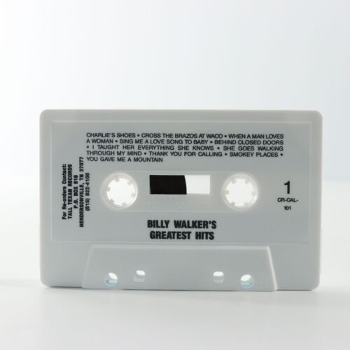 Billy Walker's Greatest Hits (Cassette Tape, Tall Texan) TESTED CR-CAL-101 - Picture 3 of 6