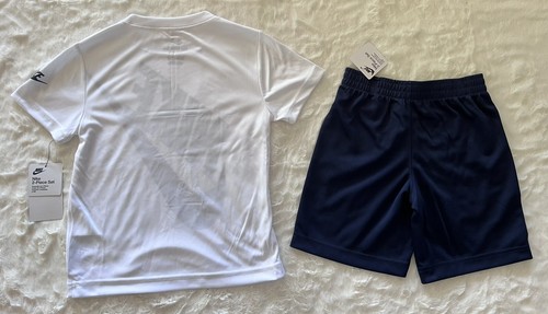 NIKE Sportswear Little Boy's DRI-FIT Shirt and Shorts Outfit, 2-piece set - Picture 5 of 7