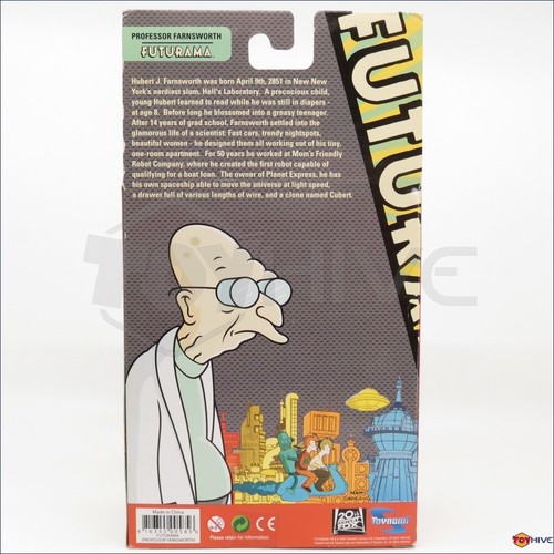 Futurama Professor Hubert J Farnsworth mit Roberto Build-a-Bot Teil von Toynami - Bild 4 von 4