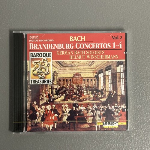 Brandneu Versiegelt Bach DDD Barockschätze 2: Bach Brandenburg Ctos 1-4 CD