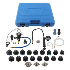 28pcs Cooling System Radiator Pressure Tester Test Detector Set Universal Tools