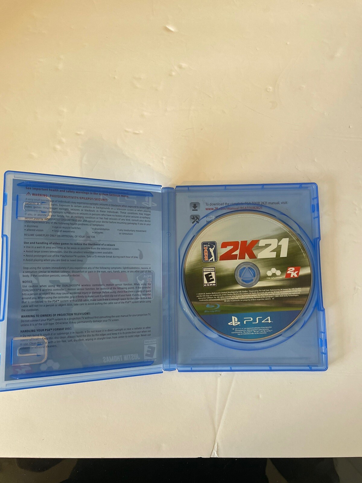 PS4 PGA golf 2K21 video game eBay