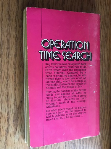 Operation Time Search Andre Norton 1967 Ace Paperback - Picture 4 of 4