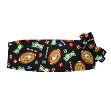 Las Vegas Roulette Cummerbund and Tie Set