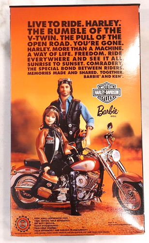 Harley-Davidson Barbie bambola #4 come nuova 2000 25637 NRFB - Foto 3 di 3