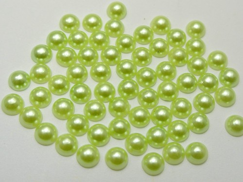 1000 cuentas de media perla 6 mm FlatBack Cabachones álbum de recortes color a elección - Imagen 9 de 21