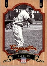 2012 Panini Cooperstown #85 Duke Snider  Brooklyn Dodgers HOF *+*