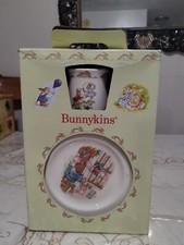 Vintage Royal Doulton Bunnykins 3pc Set Children's Set - Damaged Box