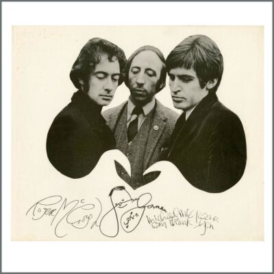 The Scaffold 1967 / 1968 Facsimile Signed Fan Club Flyer (UK)