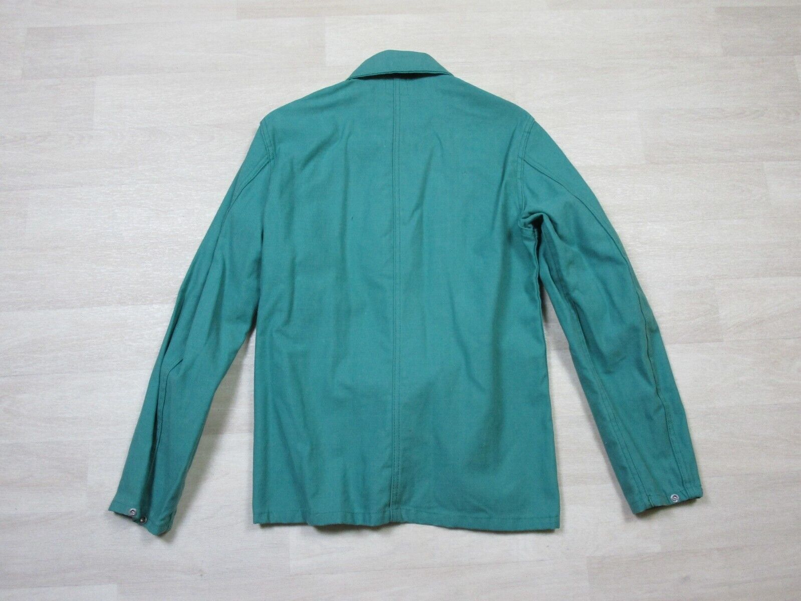 Vintage Sanforized Green Denim Work-Wear L/S Shir… - image 10