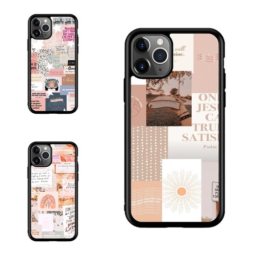 TPU Case For Apple iPhone 12 13 14 15 16 Pro Max collages Quotes Bible - Picture 1 of 25