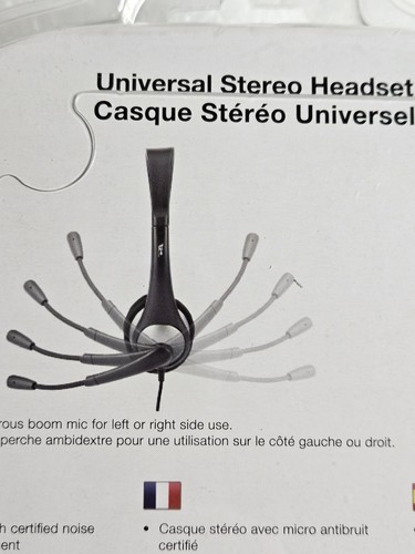 Cyber Acoustics AC-204 Universal Stereo Headset High Definition Audio Ready New - Picture 4 of 9