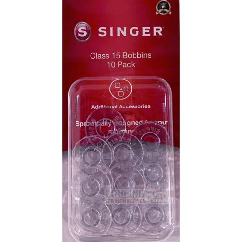 Piedi da cucire piedi Singer confezionati originali + confezione con marchio bobine - stock UK - Foto 21 di 22
