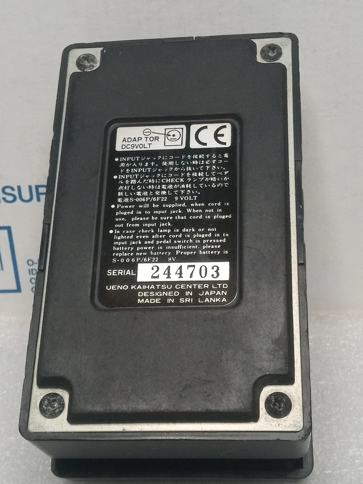 Pedal efecto guitarra Arion Stereo Chorus / Vibrato SCH-Z falta cubierta de bateo, perilla Foto 4 de 4