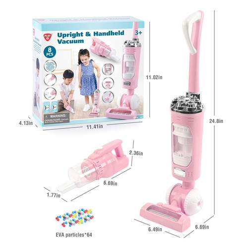 Kids Vacuum Cleaner Toy Set for Toddlers - 2PCS Toy Vacuum Sets for Toddlers ... - Picture 8 of 8