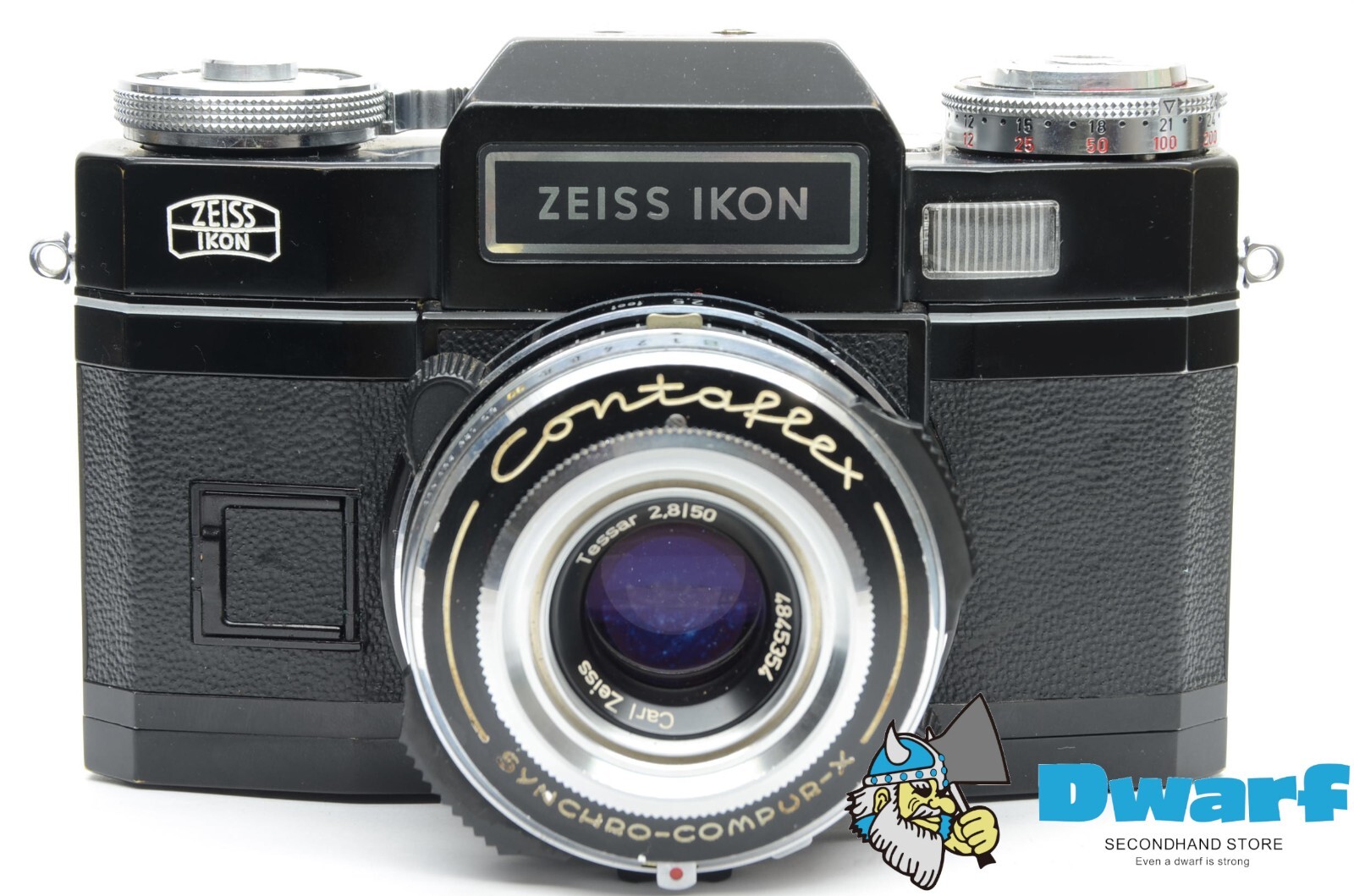 ZEISS IKON Contaflex SUPER BC Tessar 50mm F2.8 BLACK EX+++