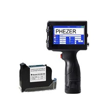 P15 Handheld Inkjet Printer for Any Surface 0.5 Inch Nozzle for QRCode Barcod...