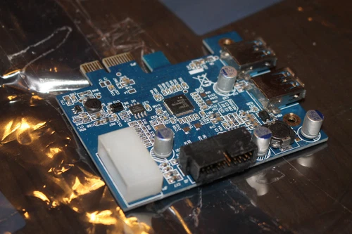 USB 3.0 Adapter Controller 2x Port PCI-e X1 + Inside Header/Power 5V Frontpanel