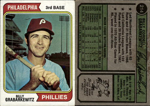 1974 Topps Baseball #1-250 - Conditions Vary ~ Choose Your Card - Picture 191 of 225