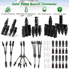 Solar Panel Y / T Branch Cable Connection Waterproof Adapter Connector Extension