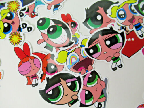 50 Stück The Powerpuff Mädchen Handy Laptop Wasserflasche Aufkleber Aufkleber Pack - Bild 5 von 9