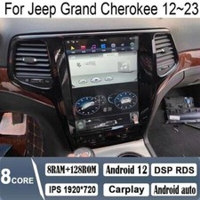 13.6" Android Navigation Car Gps Stereo For Jeep Grand Cherokee 12 23 8 128g