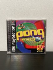 Pong The Next Level PS1 CIB Sony Playstation 1 Atari Video Game 1999