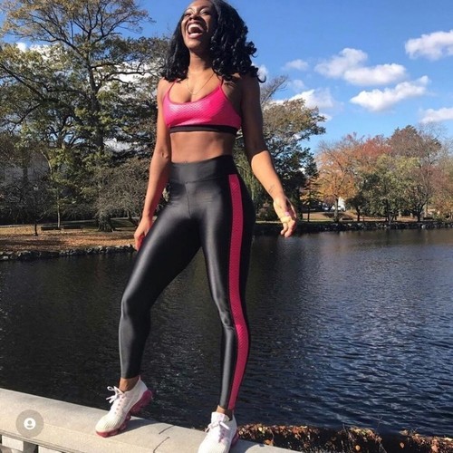 Leggings KORAL Dynamic Duo High-Rise Energy negros/infrarrojos - Imagen 2 de 11