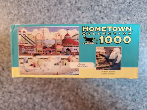 HTF Hometown Collection PLAYLAND 1000 piece puzzle Heronim COMPLETE - Picture 5 of 6