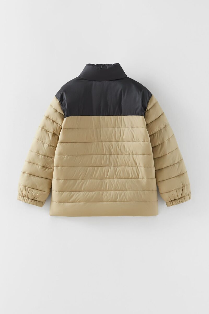 Zara colour top block puffer jacket