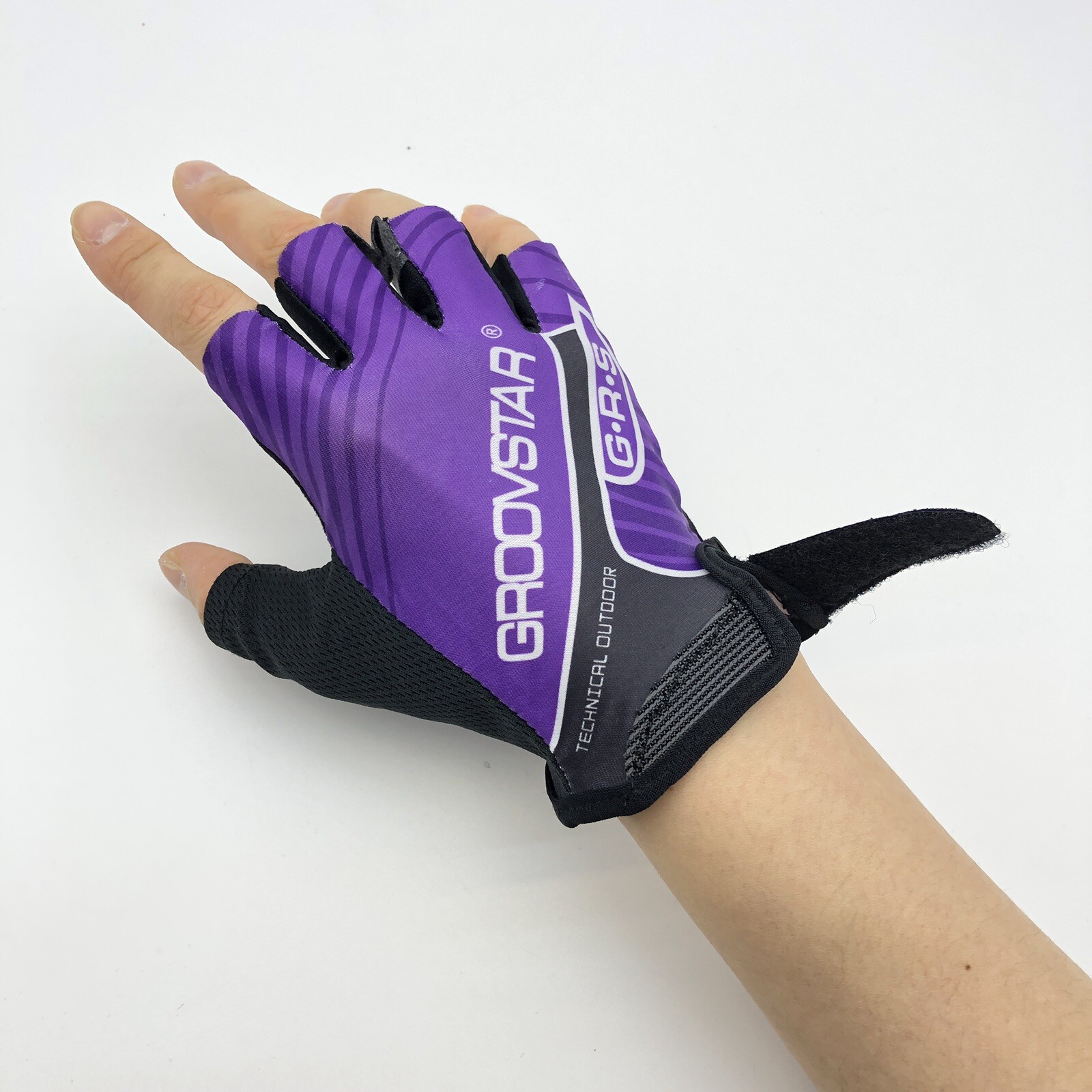 Half Finger Fingerless Gloves Cycling Bike Golf Fishing for Woman M