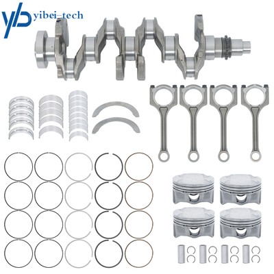 Crankshaft & Rods & Pistons &Rings&Bearings Set For Hyundai KIA G4NB 1.8L Engine