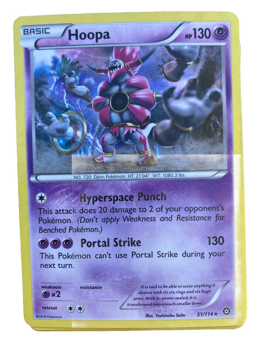 PoKeMoN 他ゲーム機本体 MIN-001 ムチュールパープル Hoopa - 51/114 - Steam Siege - Rare Holo - 092PK051 | eBay