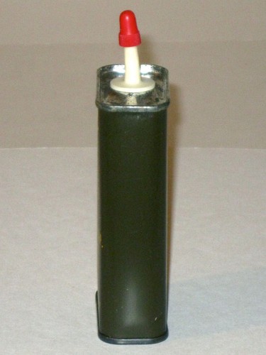 Vintage 1973 Militär O-196 LO Schmieröl HOLLINGSHEAD Werbung Blechdose! - Bild 2 von 6