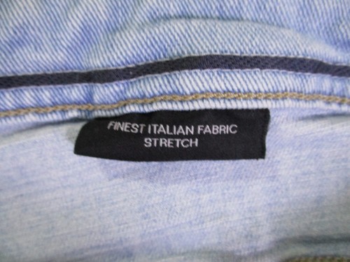 Hugo Boss Jeans Mens 40x31 Blue Candiani Denim Italian Fabric Stretch Pants - Picture 5 of 13