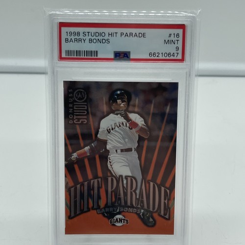 1998 Donruss Studio Hit Parade Barry Bonds /5000 PSA 9 Super Low Pop - Bild 1 von 5