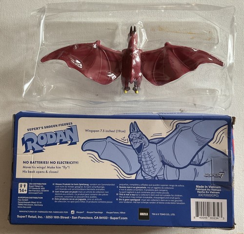 SUPER7 REACTION SHOGUN Figure RODAN NEW, Orig Box SEE PHOTOS - Picture 2 of 2
